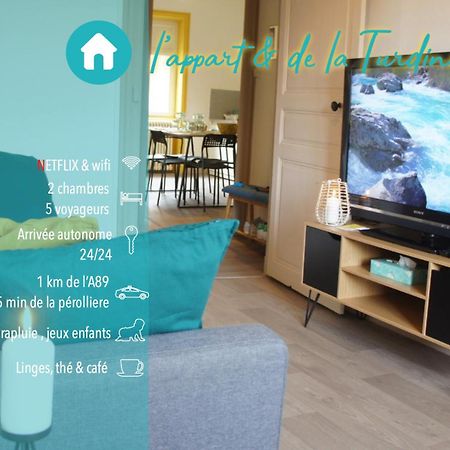 L'Appart & De La Turdine A L'Arbresle Entree Autonome Eveux Exterior foto